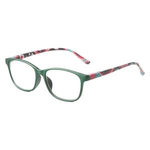 Lunettes de lecture pour femmes, monture fine verte, vente en gros, lunettes carrées, <span class=keywords><strong>correction</strong></span> de la presbytie +350 - Product Image 2