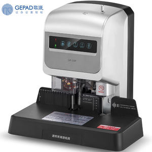 Máquina de encuadernación combinada semiautomática Grapadora de punzonado rápido con opciones manuales y eléctricas - Product Image 2