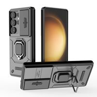 Étui pour téléphone Samsung Galaxy S26 Ultra 5G Slide Camera Phone Case pour Samsung S26 + Plus S 26 Ultra Magnetic Ring Holder Back Cover