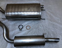 Nouveau Système d'échappement diesel YUEYANG pour Land Cruiser 100 avec silencieux et amortisseurs en acier inoxydable, garantie 12 mois, à prix abordable