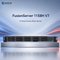 Serveur de développement et de test en laboratoire FusionServer 1158H V7 1U double socket, montable en rack, scellé en usine