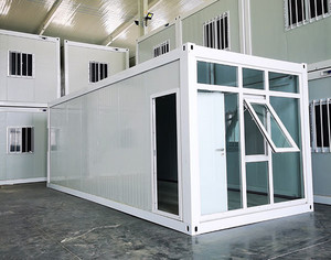 Casa contenedor de marco de acero prefabricada Modular de lujo de 20 pies y <span class=keywords><strong>40</strong></span> pies personalizable 2025 para uso en exteriores para escuelas, hoteles, villas - Product Image 4