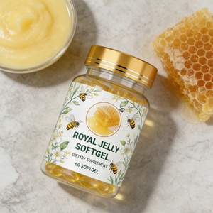 Capsules de gelée royale lyophilisée en vrac, 500 mg, 1000 mg, avec logo personnalisé OEM, vente en gros, supplément de gelée royale en gélules molles - Product Image 3