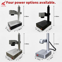 Marqueur laser à fibre de bureau miniature CKMACHINE MFP-20M MFP-25M pour le marquage et la gravure sur métal, acier inoxydable et briquets Zippo