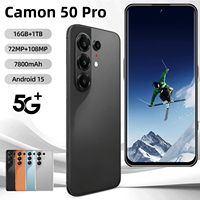 Camon 50 Pro, 16GB, 1TB, Pantalla LED HD de 7.3 Pulgadas, Android 15, Cámara de 108MP, 8000mAh, 5G LTE, Desbloqueo por Huella Dactilar, Modo Nocturno, Teléfono Inteligente