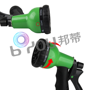 Pistola de Riego con 8 Modos de Rociado, con Cono Central Plano y Función de Nebulización, para Regar Plantas, Lavar Autos y Mascotas, Limpiar Pisos - Product Image 5