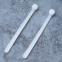 Cuillères micro-pourpres miniatures blanches de 0,25 ml, cuillères doseuses en plastique pour cosmétiques, médicaments, épices et assaisonnements