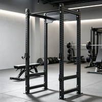 Cage de Squat Robuste en Acier Carbone Soudé, Rack de Squat à Cadre Complet pour Entraînements de Musculation à Domicile et en Salle de Sport Commerciale, 125 kg