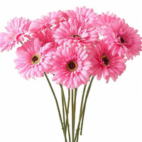 Buket Bunga Sutra Buatan Gerbera Daisies Gaya Eropa Bunga Awet Romantis Suasana Pernikahan Liburan