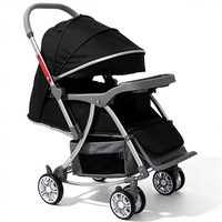 Poussette Bébé Pliable à 4 Roues avec Capote Intégrale et Amortisseurs – Vente en Gros Usine