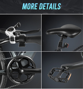 Vélo hybride électrique en acier au carbone 27.5 "vélo électrique britannique pour adultes SAMEBIKE - Product Image 5