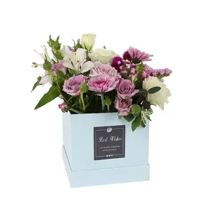 new design hot sale custom flower gift box flower shaped box cardboard box flowers