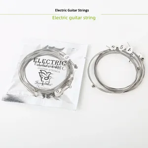 批发耐用钢电吉他套装琴弦1046制成优质材料，用于弦乐器零件配件 - Product Image 4