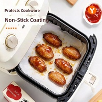 Rouleau de papier sulfurisé antiadhésif de qualité alimentaire, résistant au four et à l'huile de silicone, pour la cuisson, les outils de pâtisserie et les ustensiles de cuisson, compatible friteuse à air, jetable
