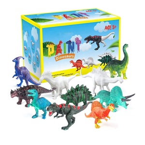 Juego de manualidades artísticas, Kit de pintura de dinosaurio, 10 figuritas de dinosaurio, decora <span class=keywords><strong>tu</strong></span> dinosaurio, crea un juguete de pintura del <span class=keywords><strong>mundo</strong></span> Dino - Product Image 1
