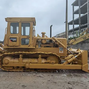 Ikinci el araç Caterpillar D6D paletli riper ile buldozer, ucuz kullanılan buldozerler kedi D6 D5 D7 DOZER