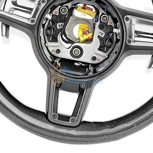 Volante de fibra de carbono de <span class=keywords><strong>precio</strong></span> al por mayor de fábrica para Porsche Cayenne Macan Panamera <span class=keywords><strong>Cayman</strong></span> Boxster 718 911 actualización estilo GT - Product Image 5