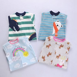 Pijamas con pies de franela personalizables de fábrica para bebés, niños y niñas, ropa informal de lana para niños recién nacidos, Pelele de invierno con <span class=keywords><strong>cremallera</strong></span> - Product Image 1