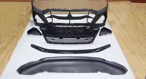 Nuovo Kit Carrozzeria Modificato RS7 per <span class=keywords><strong>Audi</strong></span> <span class=keywords><strong>A7</strong></span> 2019, Paraurti, Griglia, Labbro Posteriore, Tubo di Scarico per Retrofit/Upgrade, Fibra di Carbonio Personalizzata - Product Image 5