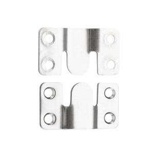 Stainless Steel Mountain Shaped Buckle Clip For Picture Frame <b>Mirror</b> Hook Invisible Painting Mounting Hardware - Product Image 2