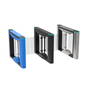 Barriera a battente sottile in acciaio inox 304 per uffici, banche, enti governativi, apertura rapida 0,2s, tornello veloce da 1400mm, parti personalizzate e spedizione veloce OEM - Product Image 1