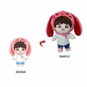 Low MOQ Custom Plush Toys Make Your Own Brand Pillow Plush Blanket Custom Plush Doll Kpop Doll Restore Your Design