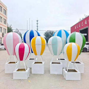 Scultura Personalizzata Guangzhou Nanchi, Decorazione per Feste di Compleanno, Statua di <span class=keywords><strong>Mongolfiera</strong></span> a Grandezza Naturale in Vetroresina Dipinta - Product Image 1