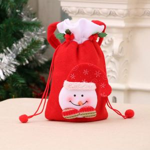 Bolsas de Regalo Navideñas Portátiles y Económicas con Diseño de Muñeco de Nieve para Niños - Product Image 3