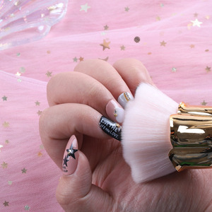 TSZS New 7 Colors Rose Flower Design Nail <strong>Brush</strong> with Long Handle Facial Makeup Nail Art Tool <strong>Brush</strong> Cleaning <strong>Dust</strong> <strong>Brush</strong> - Product Image 5