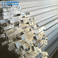 6061T6 T651 Batang Datar Aluminium Padat Paduan Persegi Panjang