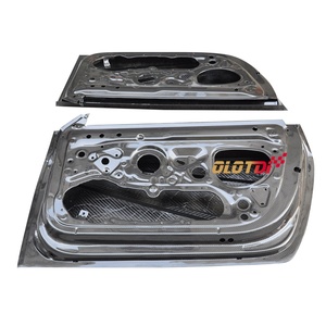 Soporte de Refuerzo de Puerta de Fibra de Carbono Seca para Audi TT TTS TTRS MK3 2017-2019, Negro Carbón, Tejido Twill 3x3, Accesorios Exteriores para Automóvil - Product Image 5