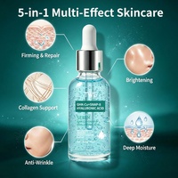 Serum TWG OEM Snap-8 GHK-CU Asam Hialuronat Multi-Efek Tekstur Ringan Menutrisi Mencerahkan Anti-Kerut Perawatan Kulit