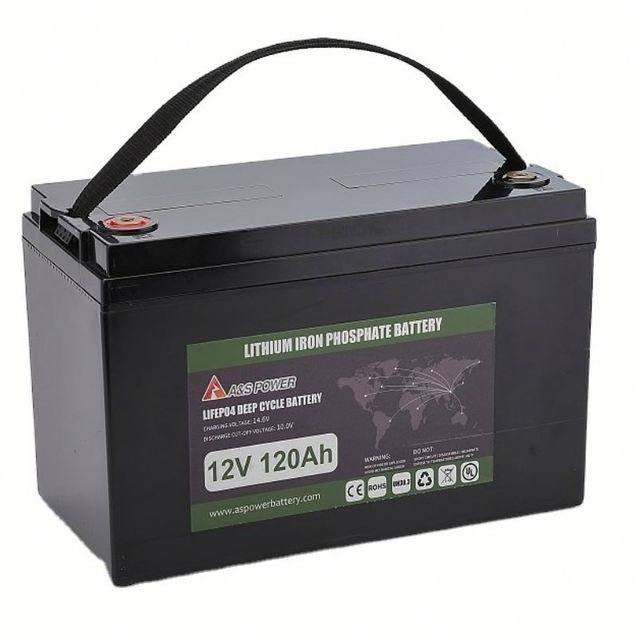 12V 100Ah LiFePO4 Battery Deep Cycle Lithium Iron Phosphate Battery for Solar Energy Storage RV Marine