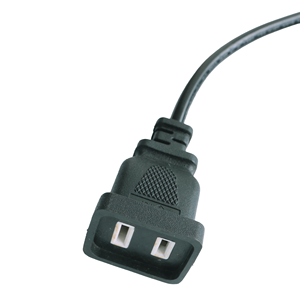 IEC 60320 C13 konnektörü ve iki Pin fiş özel endüstriyel kablo demeti ile güç kablosu - Product Image 5