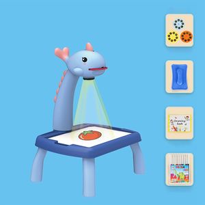 Cancellabile arte tavolo da disegno proiettore giocattoli da tavolo cartone animato tavolo da disegno proiettore disegno graffiti Board toy - Product Image 4