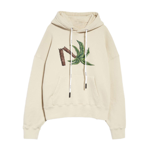 Sudadera con Capucha Beige Personalizada con Bordado, Unisex, de Felpa de Algodón Premium, Estilo Urbano, con Bolsillo Canguro - Product Image 3
