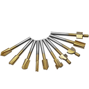10 pièces HSS routeur Bits <span class=keywords><strong>bois</strong></span> <span class=keywords><strong>fraise</strong></span> 1/8 "3mm tige menuiserie coupe sculpture forets <span class=keywords><strong>pour</strong></span> <span class=keywords><strong>Dremel</strong></span> outil rotatif - Product Image 4