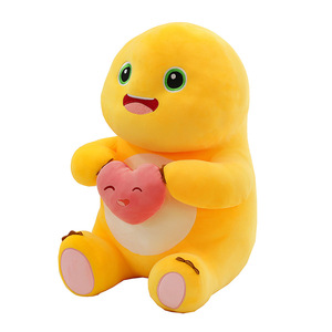 Ruunjoy mềm dễ thương nailong sữ<span class=keywords><strong>a</strong></span> Rồng đồ chơi sang trọng nhồi bông động vật khủng long với trái tim tăng hoa âu yếm plushie cho trẻ em Quà Tặng đồ chơi - Product Image 4