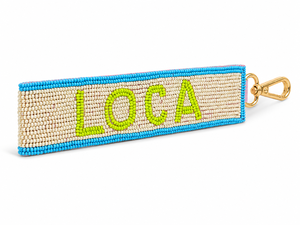 Sstringz Handmade LOCA Keychain Personalized Beaded <b>Key</b> <b>Ring</b> Custom Bag Charm Gift Accessory for <b>Keys</b> Backpacks and Handbags - Product Image 5