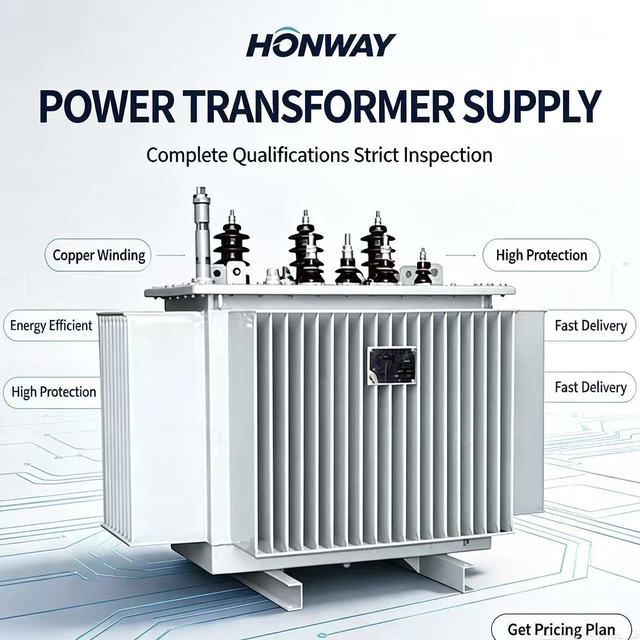 Low Loss transformers High-frequency Three-phase Oil Immersed Distribution transformers 110V,220V,380V, 400V