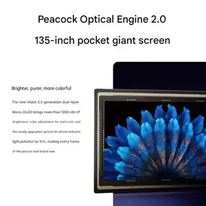 Gafas Inteligentes RayNeo Air 3S Pro, Experiencia de Cine Privado en 3D para Teléfono Móvil, Computadora, <span class=keywords><strong>TV</strong></span> y Juegos con Hardware de Realidad Virtual - Product Image 2