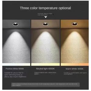 Venta al por mayor 5W 7W 10W 12W Uso comercial Antideslumbrante LED Downlight Patrón redondo ajustable Montado en superficie con opciones OEM/ODM - Product Image 3