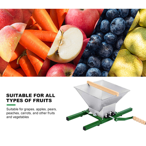 Presse-fruits manuelle traditionnelle en bois avec broyeur en acier inoxydable pour la fabrication de <span class=keywords><strong>cidre</strong></span> <span class=keywords><strong>maison</strong></span> - Product Image 6