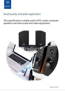 Placcato in oro 3.5mm Jack femmina a 2 <span class=keywords><strong>RCA</strong></span> maschio Stereo cavo <span class=keywords><strong>Audio</strong></span> Y giacca in PVC per microfono altoparlante telefono Stock - Product Image 6