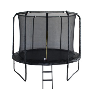 Funjump – <span class=keywords><strong>Trampoline</strong></span> d'extérieur pour enfant en bas âge, poteau incurvé personnalisé, Style renforcé, avec certificat GS, 10 pieds, 12 pieds, 14 pieds - Product Image 5