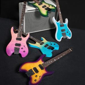 Nuevo Modelo <span class=keywords><strong>MOOER</strong></span> MHL100 Guitarra Eléctrica sin Cabeza de 24 Trastes, Mástil de Arce, Diapasón de Palisandro, Instrumento Profesional - Product Image 1