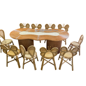 Silla Infantil de Ratán Hecha a Mano para Fiestas de Cumpleaños, Asiento Infantil de Mimbre Ecológico, Estilo Boho Ligero - Product Image 3