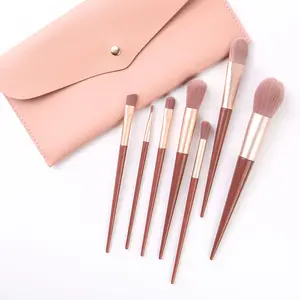 Fabriek Lage Prijs Make-Up Borstel Zacht Haar Schoonheid Tools Groothandel Nieuwe Stijl Draagbare 7 Stuks Make-Up Borstel Pak