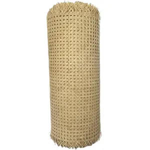 Wholesale Whicker Rattan Cane Webbing Raw Material Cane Rattan Webbing Roll