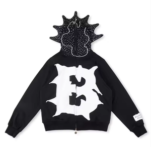 Xu Hướng Chất Lượng Hàng Đầu 100% Cotton Glo Gang Zip up Hoodies Áo Nỉ Thời Trang Đường Phố Bộ Đồ Thể Thao Nặng Glo Gang Hoodie Cho Nam Giới - Product Image 5